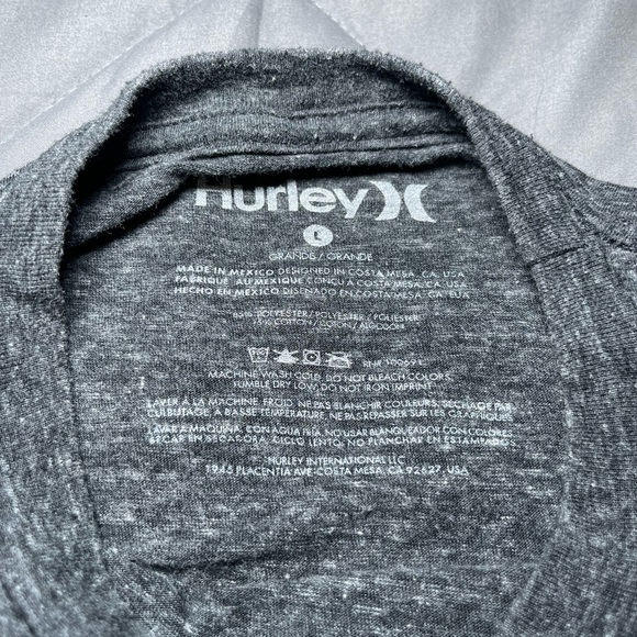Hurley Men’s Gray Graphic T-Shirt - Picture 4 of 4